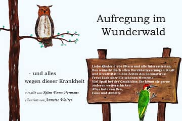Aufregung im Wunderwald - und alles wegen dieser Krankheit (Covid-19)